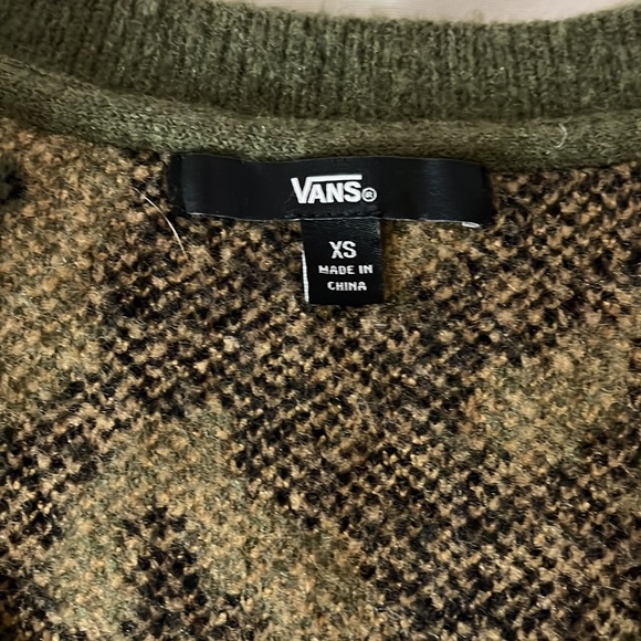 Vans green cheetah print sweater - Picture 4 of 6